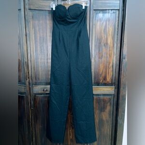 Style rack, black jumper, sleeveless zipper back size medium‎